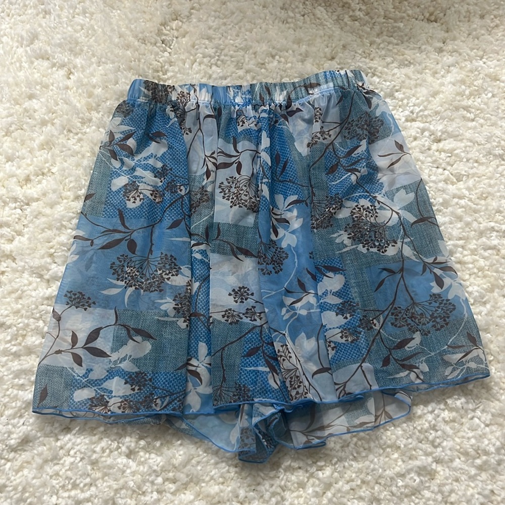 Mesh beach cover up shorts